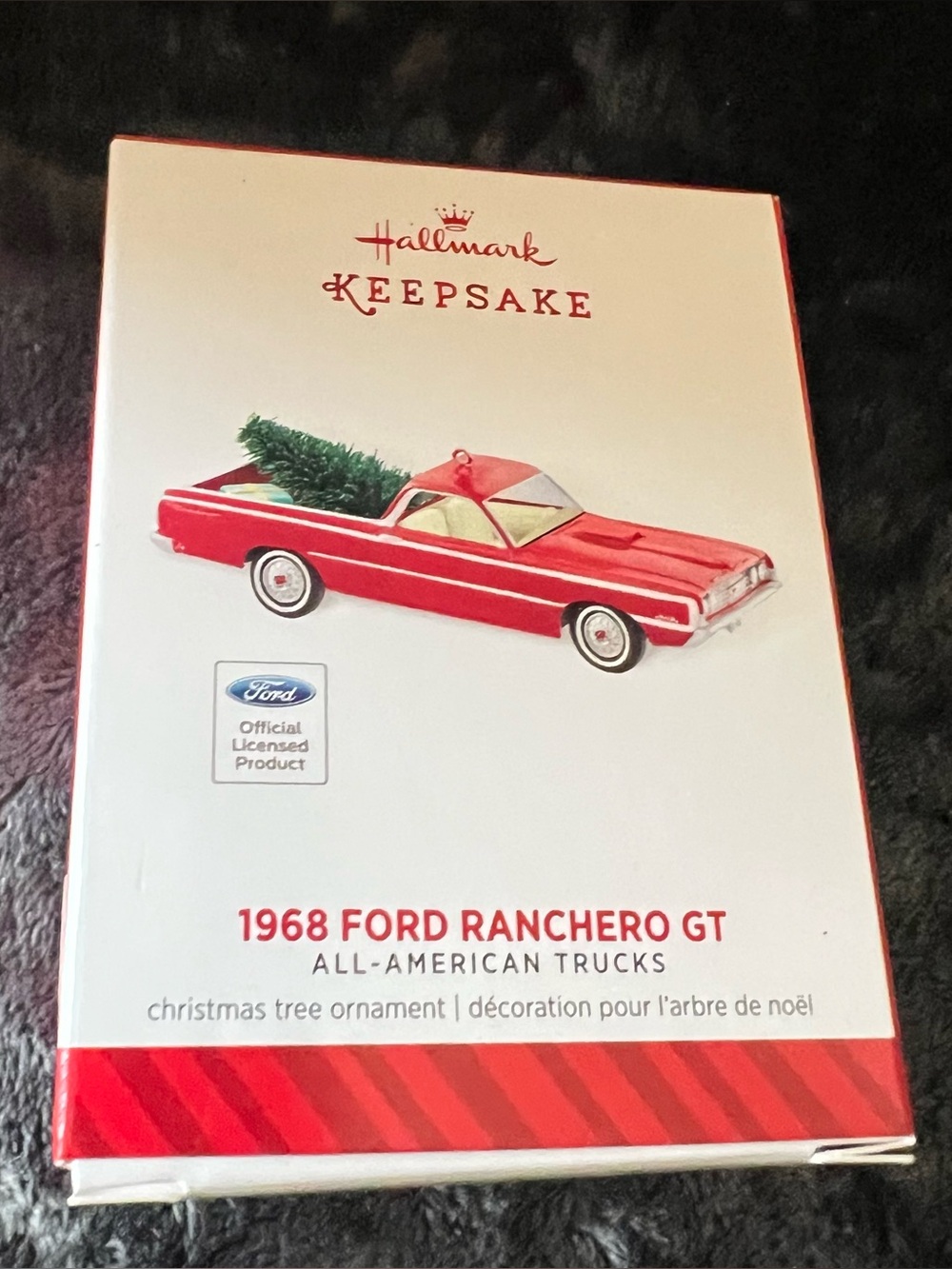 2014 Hallmark Keepsake 1968 Ford Red Ranchero GT Christmas Ornament